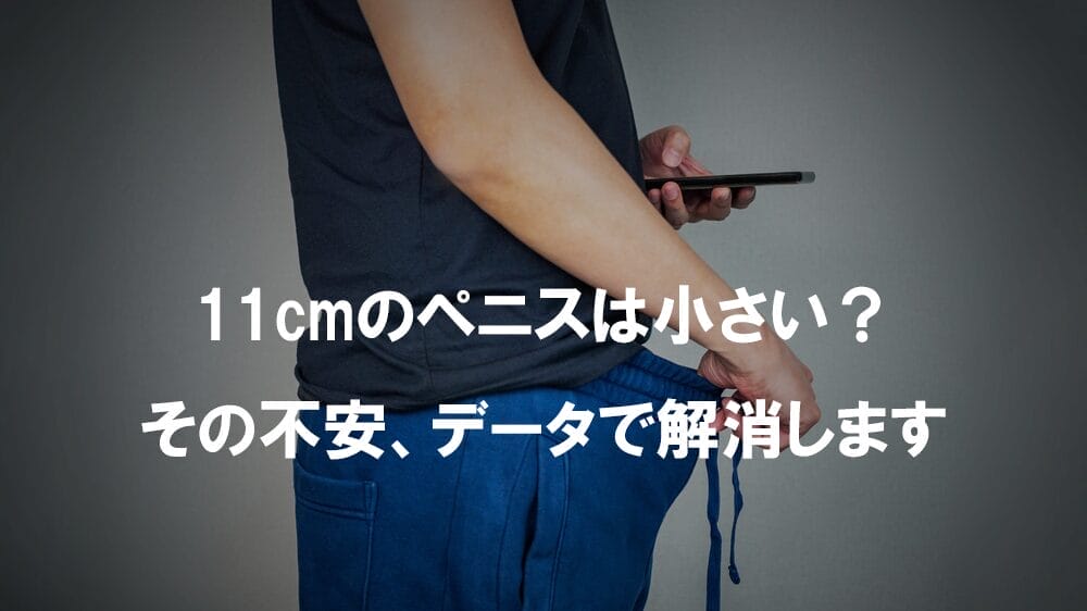 11cmのペニスサイズは小さい？統計と医学的視点から解説する男性向け記事のサムネイル